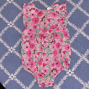 Egg pink floral bubble